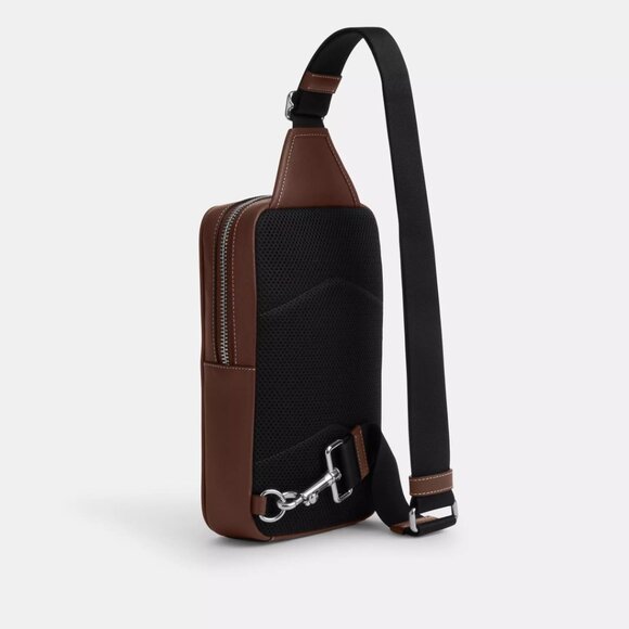 🍌 Coach Sullivan Pack In Signature Canvas With Banana Print - Picture 3 of 6